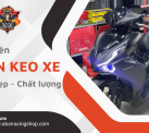 A Tủn Racing chuyên dán keo xe siêu bền đẹp, chất lượng